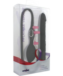 SEVEN CREATIONS – VIBRADOR HINCHABLE NEGRO - intimamenities.com
