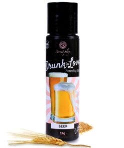 SECRETPLAY – LUBRICANTE DRUN IN LOVE CERVEZA 60 ML - intimamenities.com