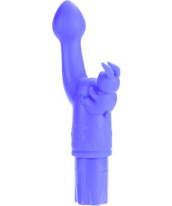 CALEXOTICS – SILICONE CONEJITO VIBRADOR KISS LILA - intimamenities.com