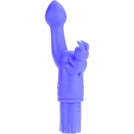 CALEXOTICS – SILICONE CONEJITO VIBRADOR KISS LILA - intimamenities.com