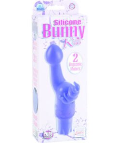 CALEXOTICS – SILICONE CONEJITO VIBRADOR KISS LILA - intimamenities.com