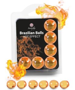 SECRETPLAY – SET 6 BRAZILIAN BALLS EFECTO CALOR - intimamenities.com