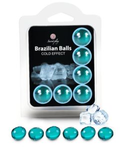 SECRETPLAY – SET 6 BRAZILIAN BALLS EFECTO FRIO - intimamenities.com