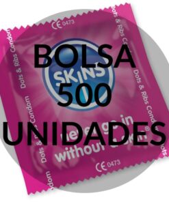 SKINS – PRESERVATIVOS PUNTOS & ESTRÍAS BOLSA 500 UDS - intimamenities.com