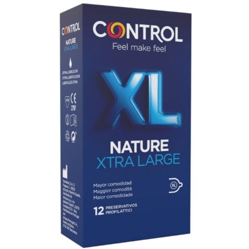 CONTROL – ADAPTA NATURE XL PRESERVATIVOS 12 UNIDADES - intimamenities.com
