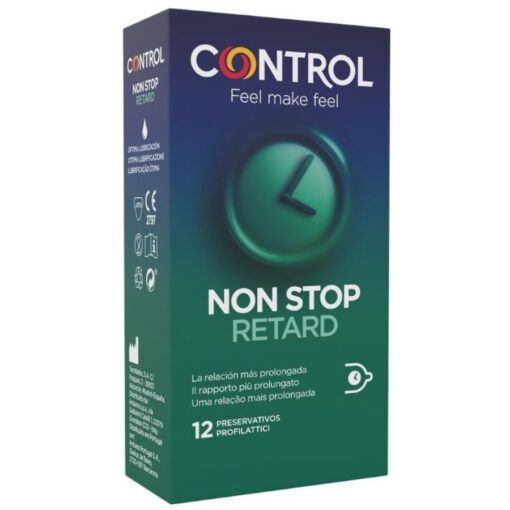 CONTROL – NON STOP RETARD PRESERVATIVOS 12 UNIDADES - intimamenities.com