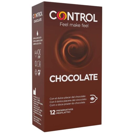 CONTROL – CHOCOLATE PRESERVATIVOS 12 UNIDADES - intimamenities.com