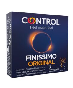 CONTROL – FINISSIMO PRESERVATIVOS 3 UNIDADES - intimamenities.com