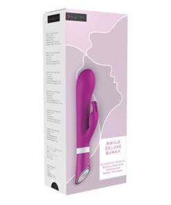 B SWISH – BWILD DELUXE BUNNY RABBIT VIBRATOR RASPBERRY - intimamenities.com