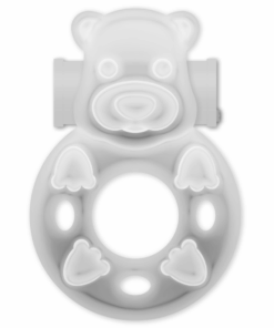 CASUAL LOVE – 26 ANILLO VIBRADOR CONEJITO TRANSPARENTE - intimamenities.com