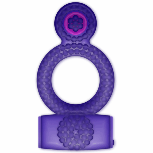 CASUAL LOVE – RING DOUBLE PLEASURE ANILLO LILA - intimamenities.com