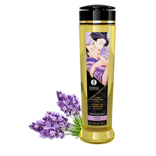 SHUNGA – ACEITE DE MASAJE ERÓTICO SENSACIÓN 240 ML - intimamenities.com