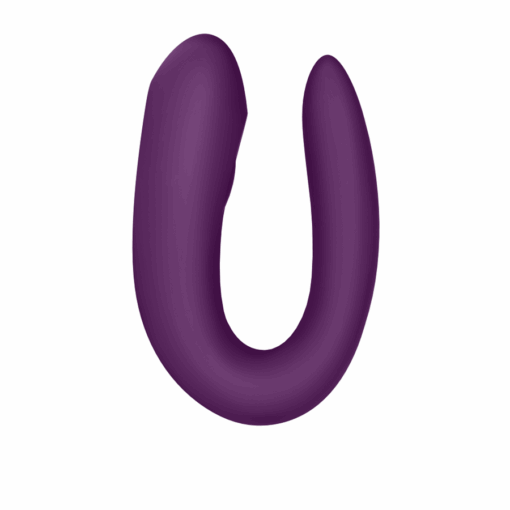 SATISFYER – DOUBLE JOY CON APP MORADO - intimamenities.com