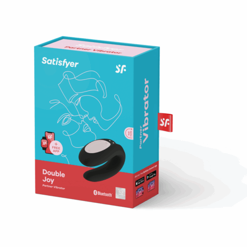 SATISFYER – DOUBLE JOY CON APP ORO NEGRO - intimamenities.com