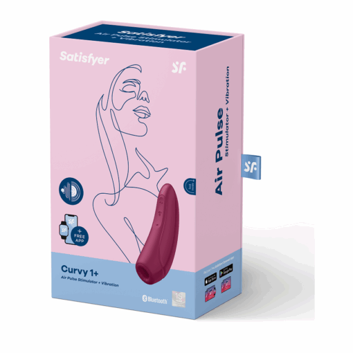 SATISFYER – CURVY 1 + ROJO ROSADO - intimamenities.com