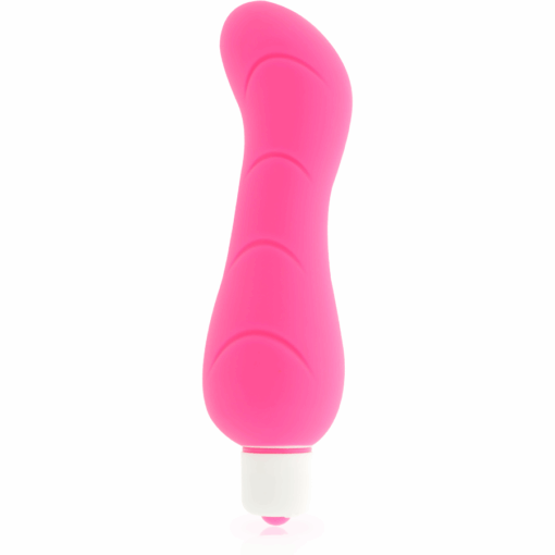 DOLCE VITA – G-SPOT VIBRADOR SILICONA ROSA - intimamenities.com