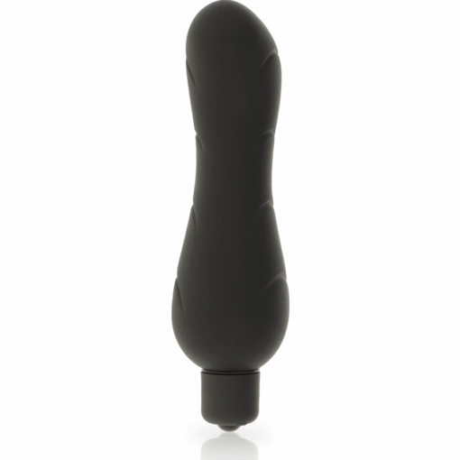DOLCE VITA – G-SPOT VIBRADOR SILICONA NEGRO - intimamenities.com