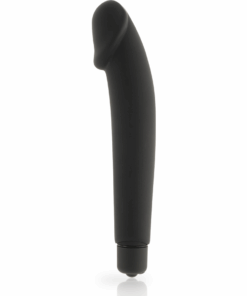 DOLCE VITA – REALISTIC VIBRADOR SILICONA NEGRO - intimamenities.com