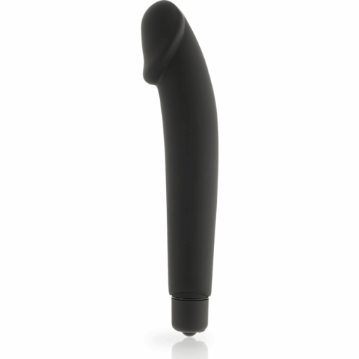 DOLCE VITA – REALISTIC VIBRADOR SILICONA NEGRO - intimamenities.com