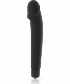 DOLCE VITA – REALISTIC VIBRADOR SILICONA NEGRO - intimamenities.com
