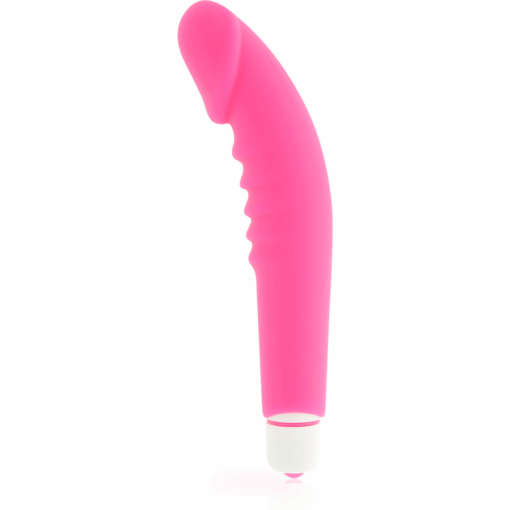 DOLCE VITA – REALISTIC PLEASURE VIBRADOR SILICONA ROSA - intimamenities.com