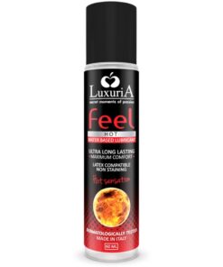 INTIMATELINE – LUXURIA FEEL HOT SENSATION LUBRICANTE BASE AGUA EFECTO CALOR 60 ML - intimamenities.com