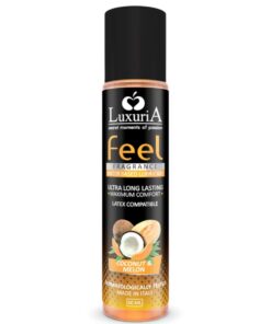 INTIMATELINE – LUXURIA FEEL LUBRICANTE BASE AGUA COCO Y MELON 60 ML - intimamenities.com