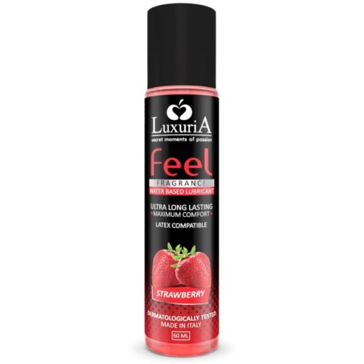 INTIMATELINE – LUXURIA FEEL LUBRICANTE BASE AGUA FRESA 60 ML - intimamenities.com
