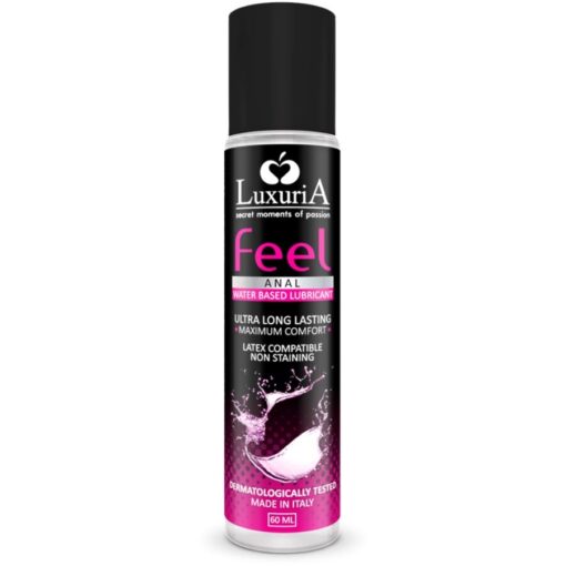 INTIMATELINE – LUXURIA FEEL LUBRICANTE BASE AGUA ANAL 60 ML - intimamenities.com