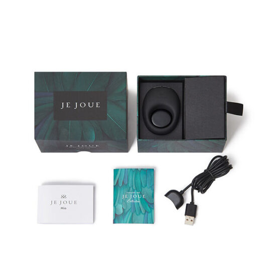 JE JOUE – ANILLO VIBRADOR MIO NEGRO - intimamenities.com
