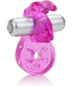 CALEXOTICS – MICRO VIBE AROUSER BUNNY ANILLO VIBRADOR ROSA - intimamenities.com