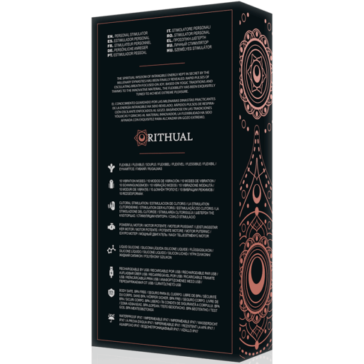 MOTOR RITUAL ANUSARA DUAL RECARGABLE 2.0 NEGRO - intimamenities.com