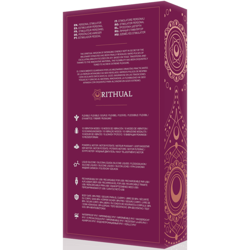 ESTIMULADOR RITUAL KRIYA PUNTO-G RECARGABLE ORQUIDEA - intimamenities.com