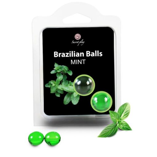 SECRETPLAY – BRAZILIAN BALLS  MENTA SET  2 BOLAS - intimamenities.com