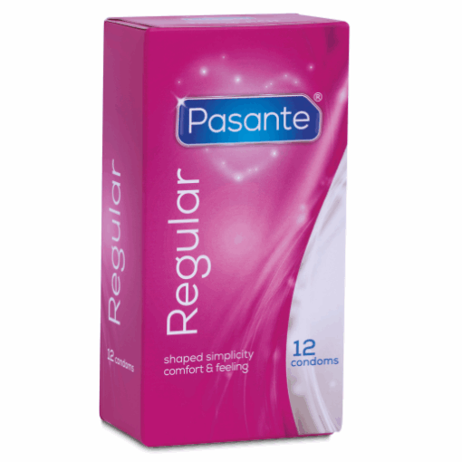 PASANTE – CONDOM GAMA REGULAR 12 UNIDADES - intimamenities.com
