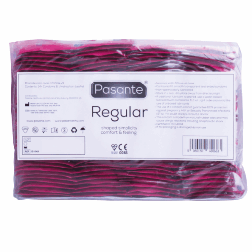 PASANTE – CONDOM GAMA REGULAR 144 UNIDADES - intimamenities.com
