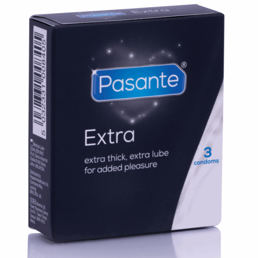 PASANTE – EXTRA PRESERVATIVO EXTRA GRUESOS 3 UNIDADES - intimamenities.com