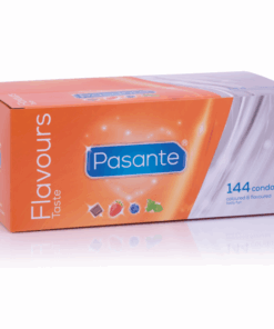 PASANTE – PRESERVATIVOS SABORES 144 UNIDADES - intimamenities.com