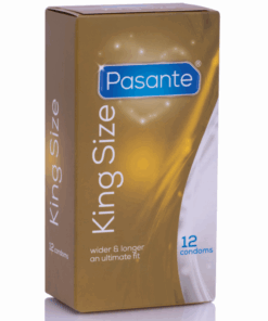 PASANTE – PRESERVATIVOS KING MS LARGOS Y ANCHOS 12 UNIDADES - intimamenities.com