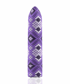 CUSTOM BULLETS – BALA RECARGABLE SNAKE LILA 10 INTENSIDADES - intimamenities.com