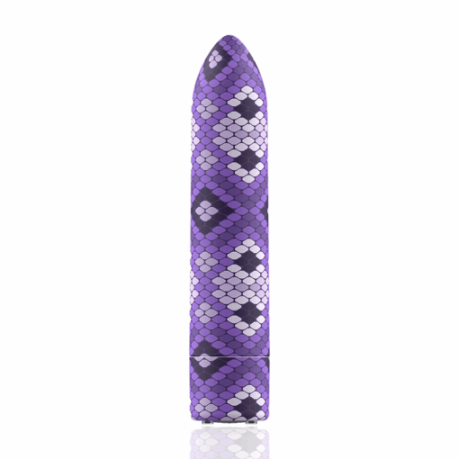 CUSTOM BULLETS – BALA RECARGABLE SNAKE LILA 10 INTENSIDADES - intimamenities.com