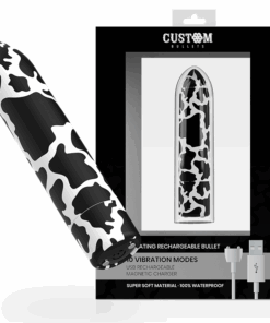 CUSTOM BULLETS – BALA RECARGABLE COW 10 INTENSIDADES - intimamenities.com