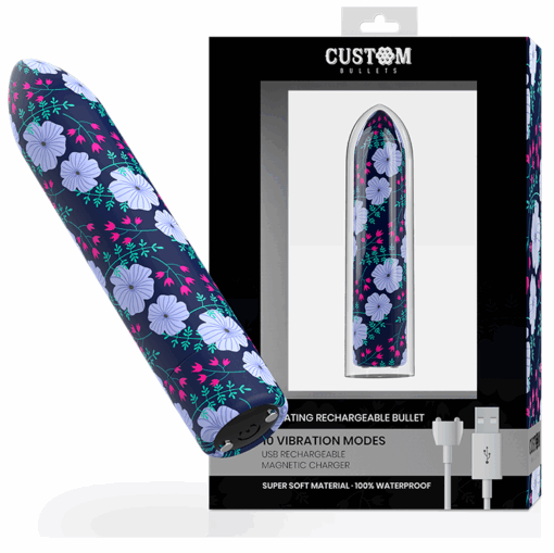 CUSTOM BULLETS – BALA RECARGABLE SPRING 10 INTENSIDADES - intimamenities.com