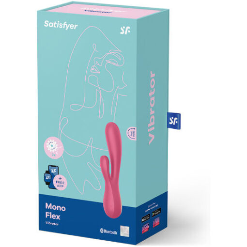 SATISFYER – MONO FLEX ROJO CON APP - intimamenities.com