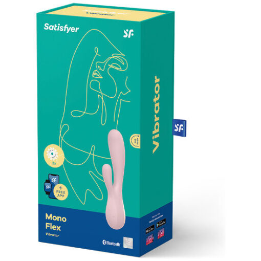 SATISFYER – MONO FLEX ROSA CON APP - intimamenities.com