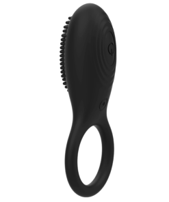 COQUETTE CHIC DESIRE – ANILLO VIBRADOR CONTROL REMOTO RECARGABLE NEGRO / GOLD - intimamenities.com