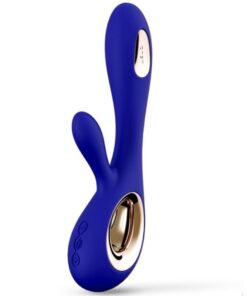 LELO – SORAYA WAVE VIBRADOR RABBIT MIDNIGHT AZUL - intimamenities.com