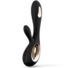 LELO – SORAYA WAVE VIBRADOR RABBIT NEGRO - intimamenities.com
