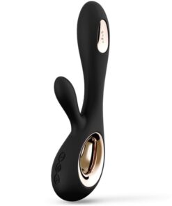 LELO – SORAYA WAVE VIBRADOR RABBIT NEGRO - intimamenities.com