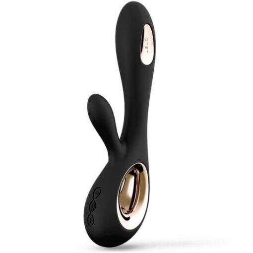 LELO – SORAYA WAVE VIBRADOR RABBIT NEGRO - intimamenities.com